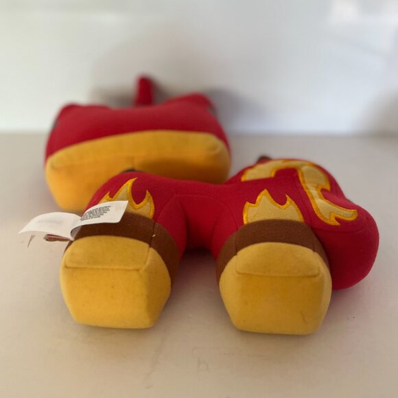 Red Angry Kitty Plush 12.5" The Lego Movie 2 Red Yellow Cat 2018 Manhattan Toy - Picture 11 of 16